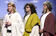 bullyparade – Die drei Heiligen: Michael "Bully" Herbig (l.), Rick Kavanian (M.) und Christian Tramitz (r.).