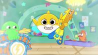 Baby Sharks große Show – L-R: Vola, Baby Shark, William