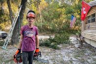 Auf und davon – Mario Tscharner vor seinem Swiss American Cabin
