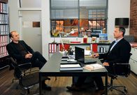 Rote Rosen – ARD ROTE ROSEN FOLGE 1625 Uhr im ERSTEN. Nachdem Torben (Joachim Kretzer, r.) erfährt, wer Maltes (Marcus Bluhm, l.) Investor ist, will er sofort aussteigen …