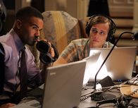 Criminal Minds – L-R: Stehen vor einem schwierigen Fall: Special Agent Derek Morgan (Shemar Moore) und Dr. Spencer Reid (Matthew Gray Gubler) ...