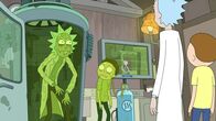 Rick and Morty – L-R: Toxic Rick, Toxic Morty, Rick, Morty