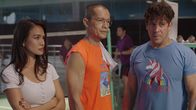 Almost Paradise – L:R. Kai Mendoza (Samantha Richelle), Ernesto Alamares (Arthur Acuña), Alex Walker (Christian Kane)