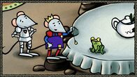 Sir Mouse – Prince zeigt Mouse, wie man einen Frosch hypnotisiert.