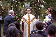 Fleabag – v.l.n.r.: Dad (Bill Paterson), The Priest (Andrew Scott) und Godmother (Olivia Colman)