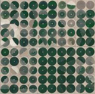 Anthropozän – Kreis-Bewässerungssystem in Saudi Arabien. Im Bild zu sehen sind knapp 130 km² Felder.