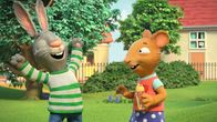 Pip und Posy – Pip freut sich über die Verabredung zum Spielen mit Posy.