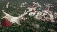 Megapolis – Tikal entstand mitten im Dschungel. Die höchsten Gebäude, alle per Hand mit Steinwerkzeugen gebaut, sind 65 Meter hoch. (3D-Grafik)