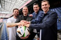 Fußball: Europameisterschaft – v.li.: Martin Harnik, Sebastian Prödl, Zlatko Junuzovic und Florian Klein