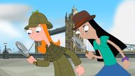 Phineas und Ferb – Phineas, Ferb, Candace und Stacy sind zu Besuch bei Grandpa und Grandma Fletcher in England. Candace und Stacy langweilen sich so sehr, dass sie eine ganze Sherlock Holmes-Bücherreihe lesen. Auf einem Ausflug nach London wittert Candace, dass Phineas und Ferb mal wieder etwas im Schilde führen - und beschließt kurzerhand, der Sache in bester Sherlock Holmes Manier auf den Grund zu gehen.