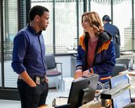 Stumptown – L-R: Detective Miles Hoffman (Michael Ealy) and Dex Parios (Cobie Smulders)