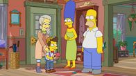 Die Simpsons – (v.l.n.r.) Blythe; Calvin; Marge; Homer