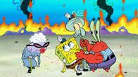 SpongeBob Schwammkopf – L-R: Miss. Shell, SpongeBob, Squidward, Mr. Krabs