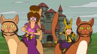 Bob's Burgers – Ist ein Treffen mit Tante Gayle (l.) wirklich besser als Hausarrest? Louise (r.) glaubt es zunächst noch ...