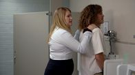 Workaholics – L-R: Jillian Belk (Jillian Bell), Blake Henderson (Blake Anderson)