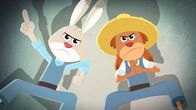 Rabbit Academy - Die Häschenschule – Keinen Schritt weiter! Anton und Franzi haben die Diebe gestellt.