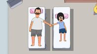 Bob's Burgers – Tina (r.) bittet in Lindas Abwesenheit Bob (l.), seine feminine Seite zu entdecken und ihr beizubringen, wie man sich die Beine waxt. Mit nicht geahnten Folgen ...