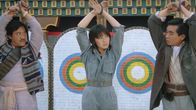 Dynamite Fighters – v.li.: Drifter Conman (Richard Ng), Fok Ming-Ming (Michelle Yeoh), Secret Agent 001 (Derek Yee Tung-Sing)