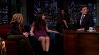 iCarly – L-R: Sam Puckett (Jennette McCurdy), Carly Shay (Miranda Cosgrove), Spencer Shay (Jerry Trainor), Jimmy Fallon (Jimmy Fallon)