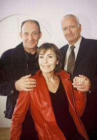 Meine große Liebe – Andreas Klunert (Michael Mendl, li.), seine Frau Vera (Thekla Carola Wied) und Werner Hausmann (Peter Bongartz).