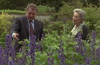 Inspector Barnaby – Inspector Barnaby (John Nettles, l.) befragt Naomi Inkpen (Margaret Tyzack, r.) nach dem Eisenhut in ihrem Garten, da ihre Tochter mit einem Extrakt aus der hochgiftigen Pflanze getötet wurde.