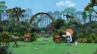 Lilys Strandschatz Eiland – Lily und Puffin suchen im Schlossgarten nach Lord Hirsch.