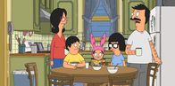Bob's Burgers – L-R: Linda, Gene, Louise, Tina und Bob
