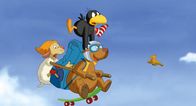 Der kleine Rabe Socke – Socke, Eddi und Wolle sind auf waghalsiger Mission: Sie müssen schleunigst den Staudamm reparieren.
