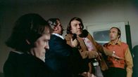 Die Axt – v.li.: Steele (Jack Canon), Lomax (Ray Green), Aubrey (Frank Jones), Harold (George J. Monaghan)