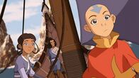 Avatar - Herr der Elemente – L-R: Katara, Bato, Aang