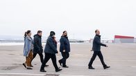 Check Check – (v.l.n.r.) Sabine Grünberg (Doris Golpashin); Jan Rothe (Klaas Heufer-Umlauf); Ingrid Fink (Petra Kleinert); Ertu Karahanci (Kailas Mahadevan); Harald Armbruster (Jan Georg Schütte)