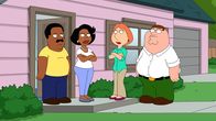 Family Guy – v.r.) entbrennt ein großer Streit, dabei verbieten sie ihren Männern Peter (r.) und Cleveland (l.) sogar, sich zu treffen. Diese führen die Freundschaft aber heimlich weiter, und als das ans Tageslicht kommt, ist der Ärger schon vorhersehbar ...