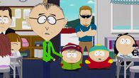 South Park – Mr. Mackey (4.v.l.), Heidi (m.), PC Principal (hinter), Eric (2.v.r.)