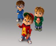 ALVINNN!!! und die Chipmunks – L-R: Simon, Alvin, Theodore