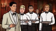 Archer – v.l.n.r.) Sterling Archer; Pam Poovey; Cyril Figgis; Ray Gillette