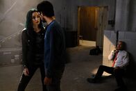 The Gifted – (v.l.n.r.) Lorna (Emma Dumont); Marcos (Sean Teale); Jace Turner (Coby Bell)