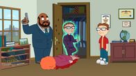 American Dad! – L-R: Principal Lewis, Mary, Steve