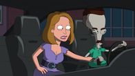 American Dad! – Stacy (l.); Roger (r.)