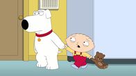 Family Guy – Brian Griffin (l.); Stewie Griffin (r.)