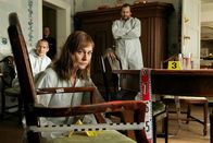 Ostfriesenblut – Am Tatort: Barnaby Metschurat als Rupert (l.), Christiane Paul als Ann Kathrin Klaasen, Christian Erdmann als Frank Weller (r.)