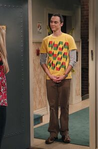 The Big Bang Theory – Sheldon (Jim Parsons, r.) bittet Penny (Kaley Cuoco, l.), ihn zu einer Verabredung mit Amy zu fahren ...