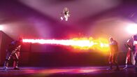 Monster Force Zero – v.li.: A.I. (Adam Singer), Gunns Lazer (Heath C. Heine), Quiplash (Omid Dastán Harrison), Final Boss (Dmitri Raskes)