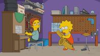 Die Simpsons – Lisa freut sich riesig auf die Wissenschaftskonferenz, die sie gemeinsam mit ihrer Familie besuch will. Dort lernt sie den begabten jungen Jazz Pianisten Brendan kennen. Lisa ist vollkommen fasziniert von Brendan, sie beginnen gemeinsam zu musizieren. Unterdessen entdeckt Bart seine Liebe für Chemie. In seinem Baumhaus richtet er sich einen kleines Labor ein.