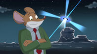 Geronimo Stilton – Geronimo ist skepitsch ob es in der Wüste tatsächlich UFOs gibt.