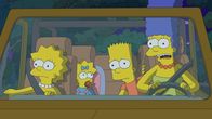 Die Simpsons – (v.l.n.r.) Lisa; Maggie; Bart; Marge