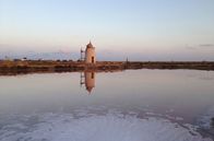 Frühmorgens – Früher prägten Windmühlen die Salinen von Trapani.