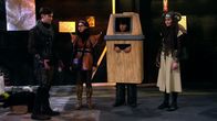 Warped! – L-r: Milo (Anton Starkman), Darby (Ariana Molkara), Hurley (Christopher Martinez), Ruby (Kate Godfrey),