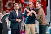 Gipfelstürmer – v.li.: Stefan Büsser mit Jonny Fischer und Manu Burkart