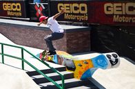 X Games – Los Angeles, CA - July 1, 2012 - LA Live Event Deck: Paul Rodriguez competing in Men's Skateboard Street during X Games Los Angeles 2012 (Photo by Kaitlyn Egan / ESPN Images).- 20120701_KE1_00449.jpg -