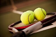 Tennis: ATP 500 – A shot of a tennis racquet and tennis balls on the tennis court